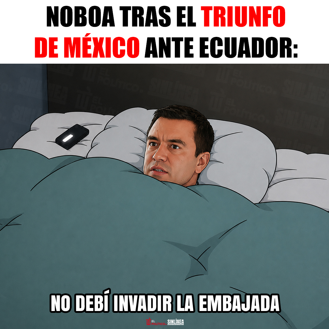SinLinea_Mx's tweet photo. Ayer no pudieron dormir los jugadores de #Ecuador ⚽🫩

🔴 Y esta madrugada no pudo dormir #Noboa (@DanielNoboaOk) ⚽🫩 | ¿Qué te pareció el triunfo de #México? 🇲🇽👇🏻 https://t.co/XulY5P6q7D