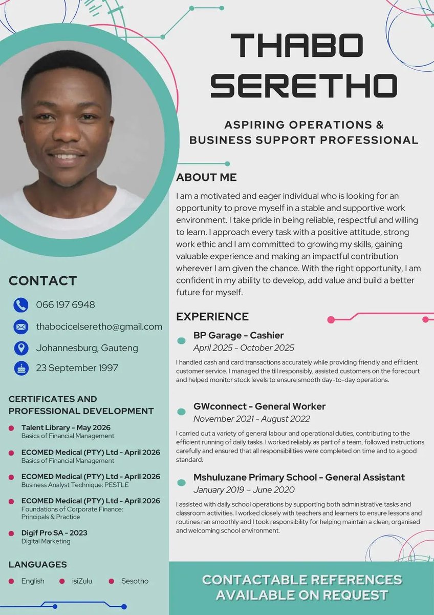 CicelSereto's tweet photo. @siphephile_ Hi my sister, if they ever looking for general workers please plug me https://t.co/dw0oWd3W74