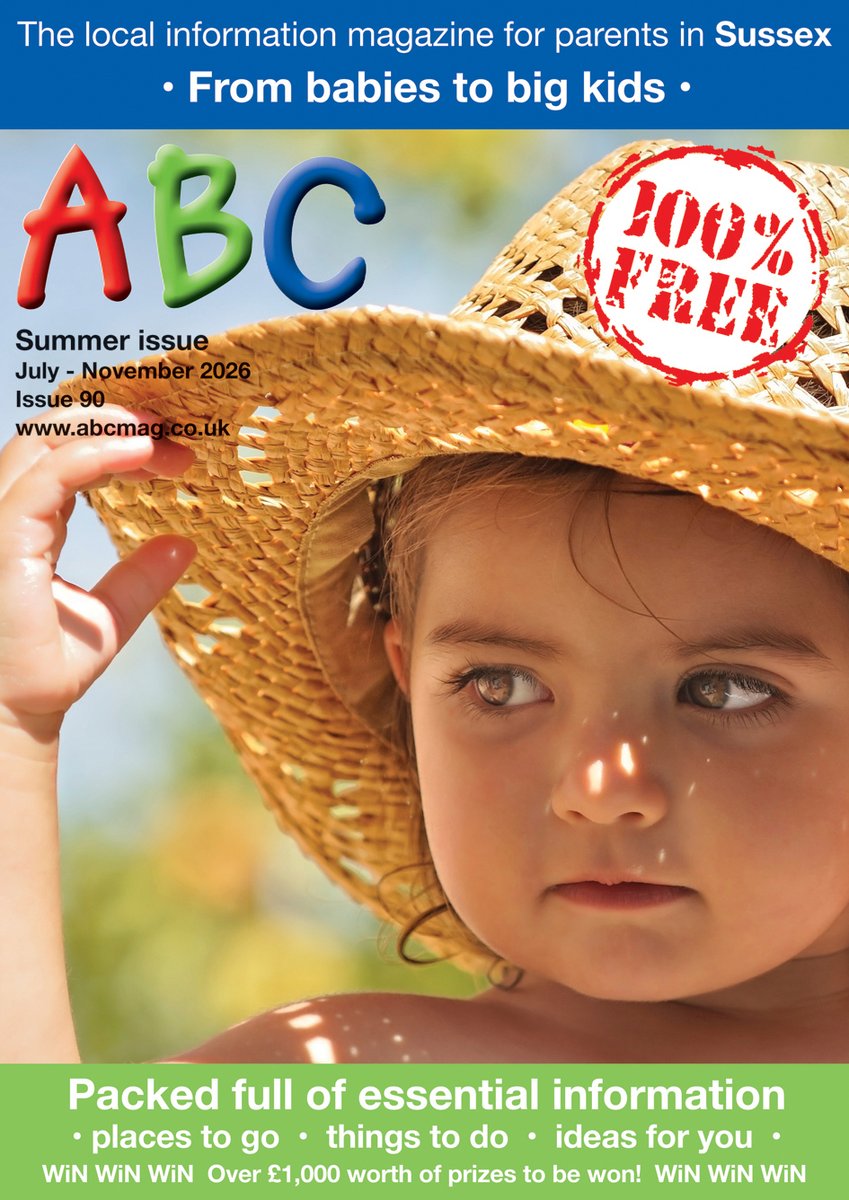 ABCMagazineUK's tweet photo. If you prefer to read your magazines online, you can read the new summer issues here:
ABC Surrey -   https://t.co/V7i10sZBme
ABC Sussex  -  https://t.co/95qpoZOxTd
Happy reading!
#abcsurrey #abcsussex #surreyparents #sussexparents https://t.co/4H7MuN2Q9I