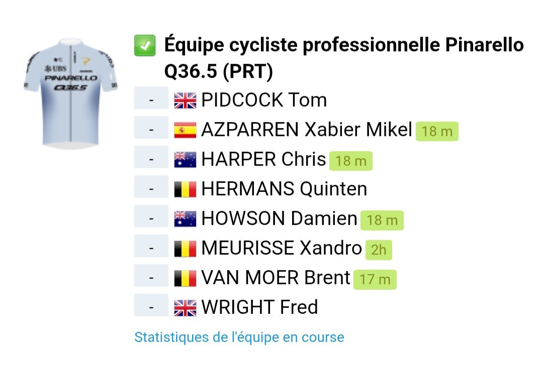 MichotBaptiste1's tweet photo. @KevinMcElhone63 @Pinarello_Q36_5 @Q36 https://t.co/Gy1PSerqfZ