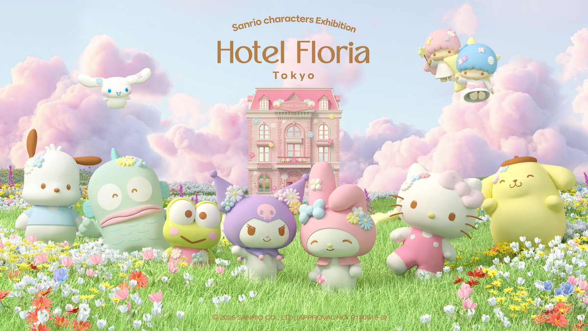 HotelFloria_JP's tweet photo. 🌸#ホテルフローリア🌸

韓国で大人気だったグッズが日本初展開！
「Hotel Floria」ならではのグッズが盛りだくさん🏨
詳細は公式サイトへ🛎️
🔗https://t.co/p4AlueUqvR

🗓2026.7.15 – 2027.5.31
📍東急歌舞伎町タワー4F

#サンリオ #サンリオキャラクターズ
#ハローキティ #キティ https://t.co/k23b3RqBbv