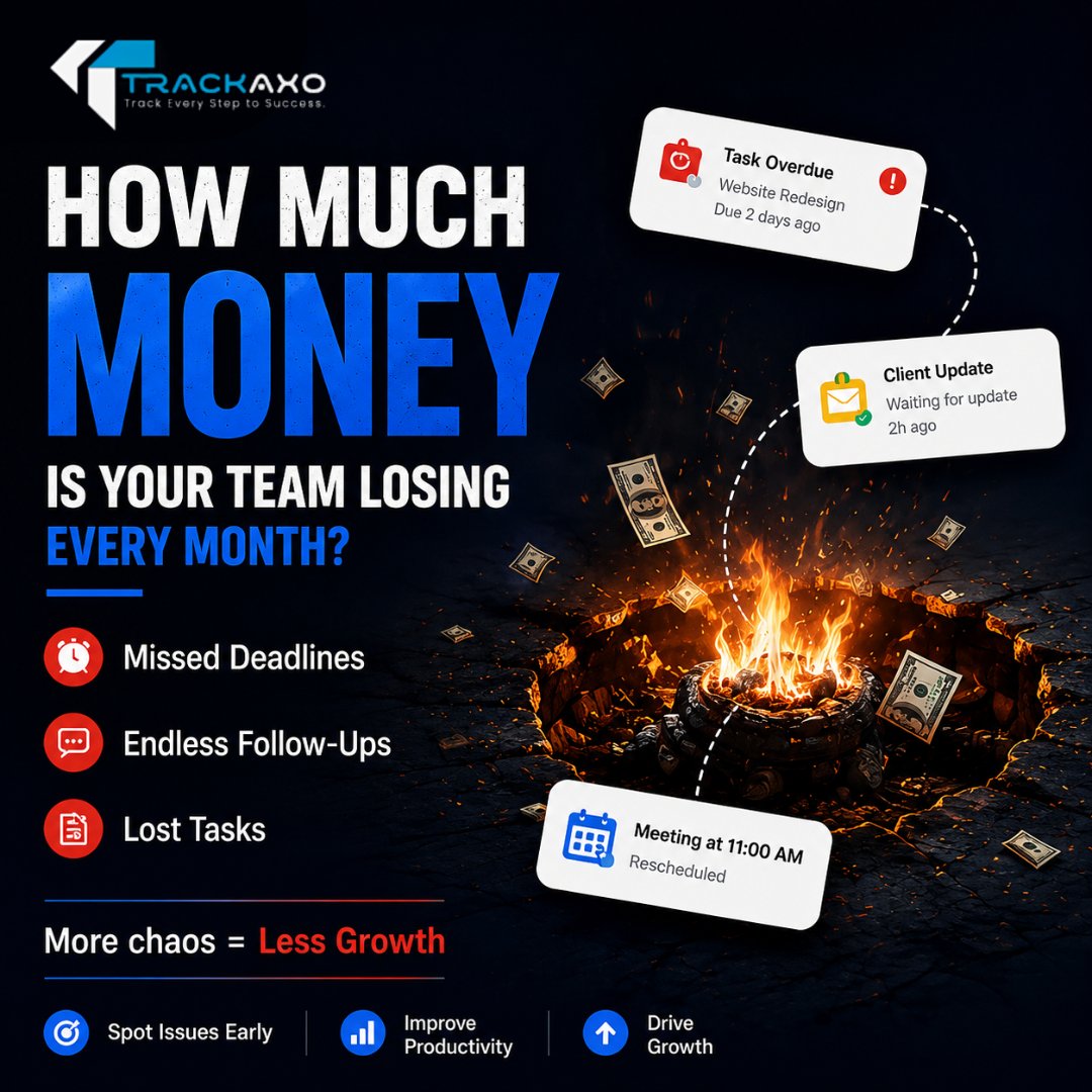 trackaxo's tweet photo. How much is your business losing because of disconnected tools?

✅ Work smarter

✅ Boost productivity

✅ Grow faster

🌐 https://t.co/MoaeSa3O8z

#TrackAxo #BusinessManagement #ProjectManagement #CRM #HRSoftware #BusinessAutomation #SaaS #Productivity #WorkflowAutomation https://t.co/gGtR9p13SM