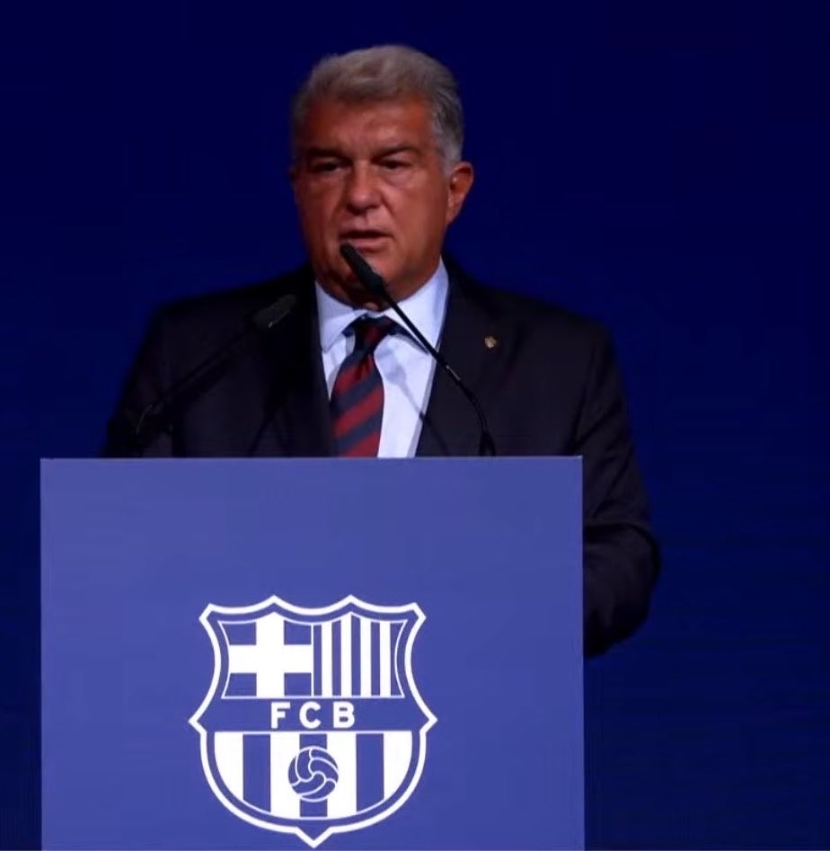 atletiuniverse's tweet photo. ‼️ Joan Laporta: "For now, we spoke to Atlético Madrid and they said they don't want to sell Julián Alvarez. I think they are not selling because they have no alternative. I hope that, if they find an alternative, they take Barça's offer into consideration." https://t.co/luF6txEuYy