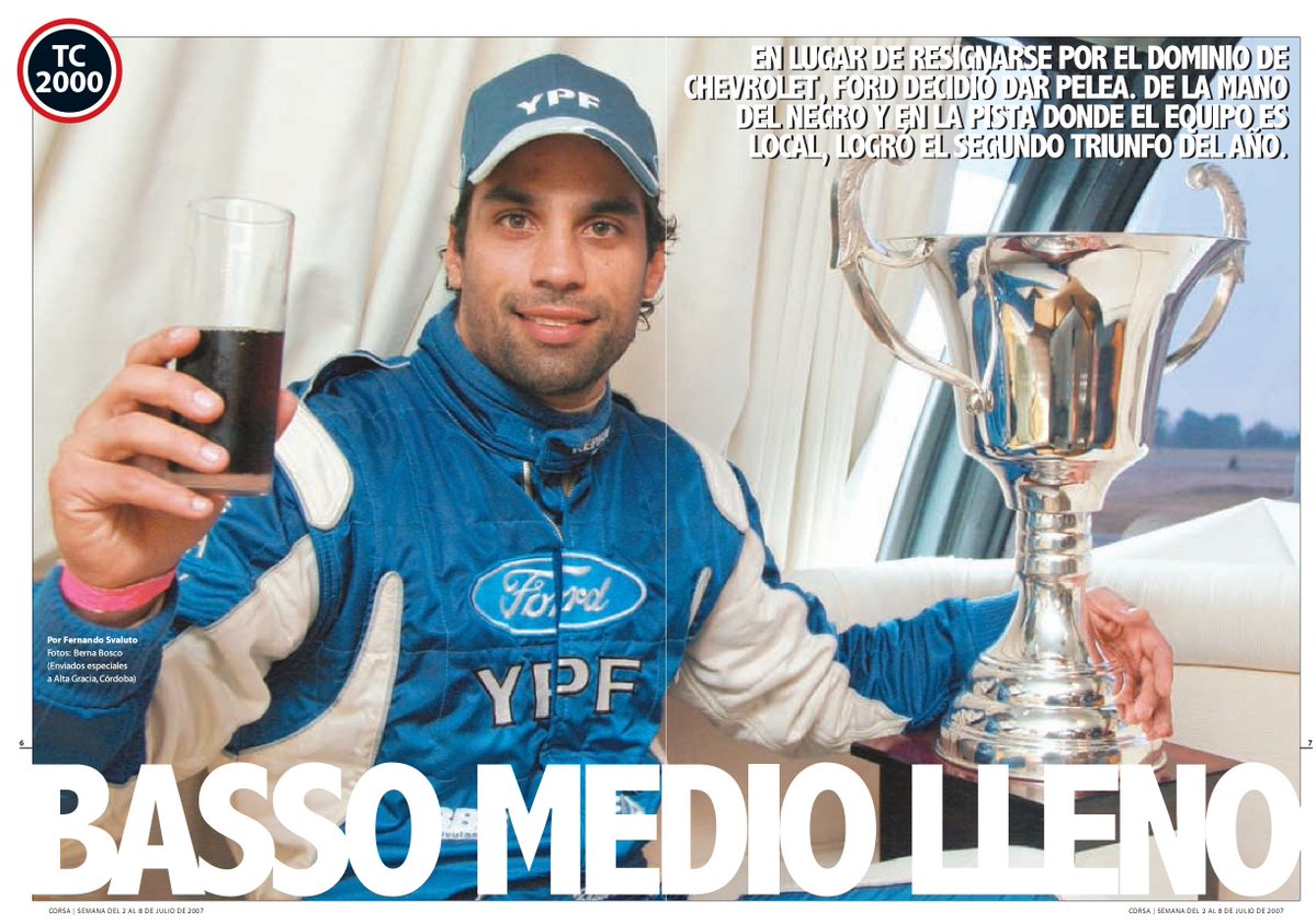 PatoG82's tweet photo. 1 de Julio de 2007, TC 2000 en el Oscar Cabalén de Alta Gracia 🏁
⏱️ Carlos Bueno marcaba la "pole" y "Pechito" López ganaba la carrera clasificatoria.
🏆 Final a 28 giros, Martin Basso (Focus) era el vencedor sobre Christian Ledesma (Astra) y José M. Lopez (Civic)
📝 Corsa https://t.co/jUwiEvCIVf