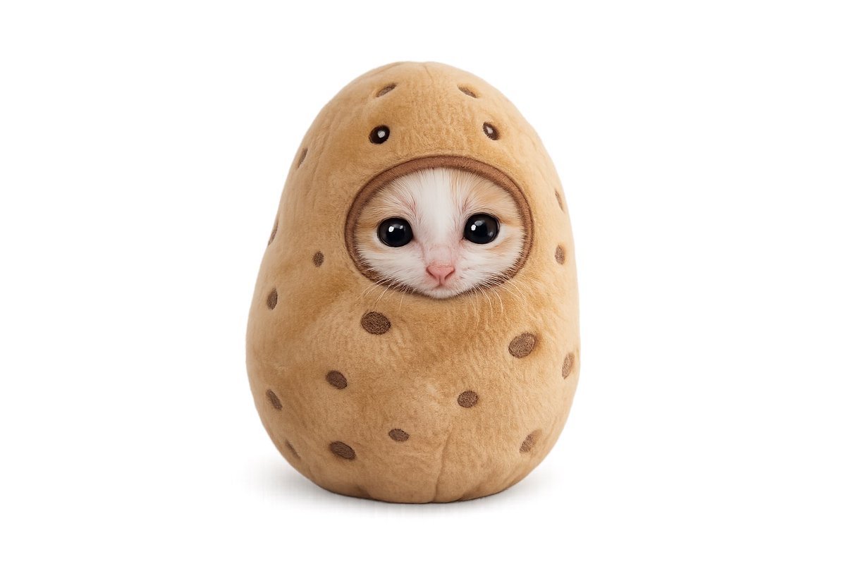 moon_zest's tweet photo. This is not a cat. This is not a potato. This is your next 100x. 🥔😭
Meet $POTATO , the cutest thing to ever hit CT and your portfolio.
Don't sleep. Don't fade. Just buy the potato.
@zinceth   @cryptokillua99 👀 #POTATO #Memecoin https://t.co/leozjHygMI