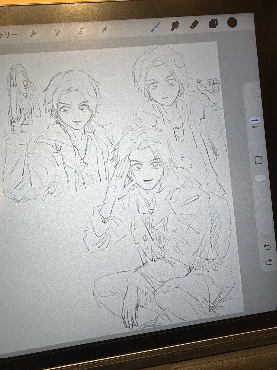 zN3_tk's tweet photo. 今日は剛を描きました🎶 https://t.co/fQpRqIzC6l