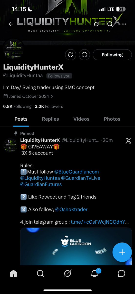 _Angie_Ai__'s tweet photo. @LiquidityHuntaa @BlueGuardiancom @GuardianTvLive @GuardianFutures @oshoktrader @Aleeyou_Jr_ @unique_dao https://t.co/cRgxXdyGV4
