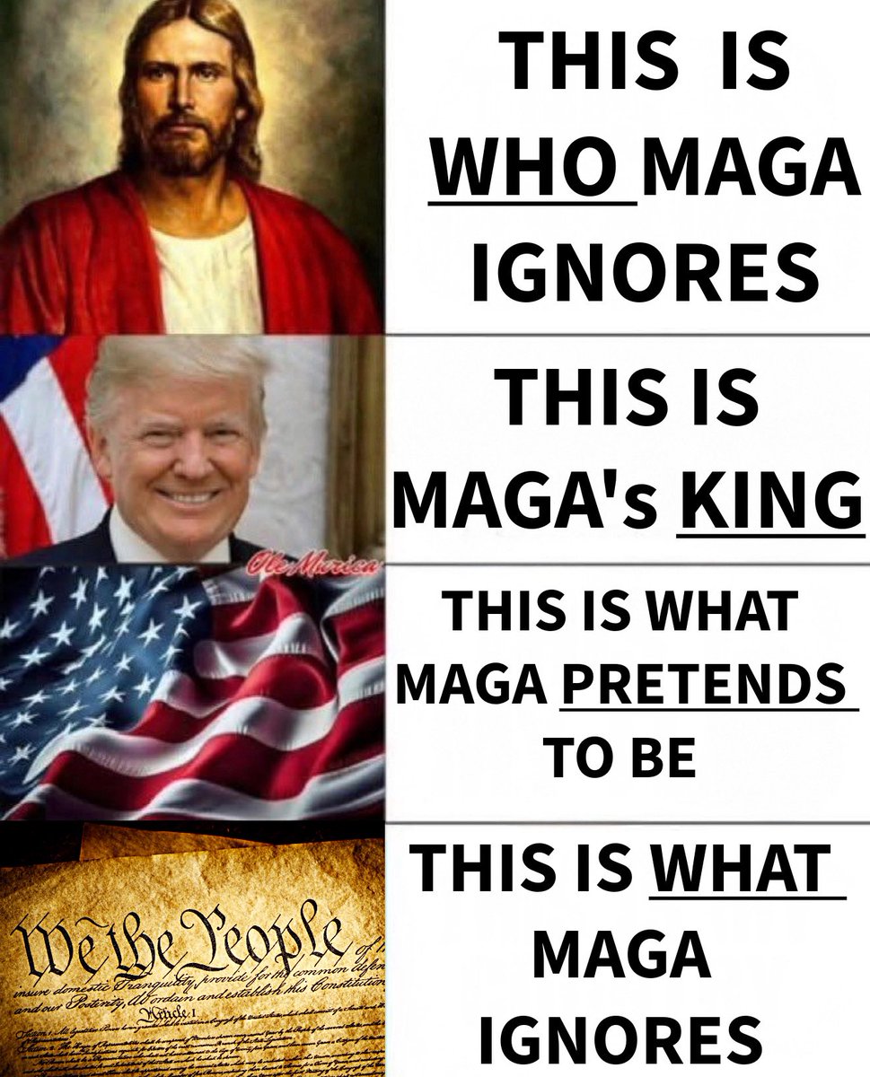 ConstitutionFC's tweet photo. Patriots don’t support unconstitutional actions. People cosplaying as patriots do. 

Patriots don’t try to reinterpret the Constitution for current political ideologies. Fake patriots do. 

You do not care about country if you are supporting an unconstitutional president. Using anything from the founding fathers to praise this man shows you have no idea what the Constitution says or what this country was founded on. 

Civics class was not hard. I suggest you retake some basic classes so you can actually learn about the country you pretend to care about.