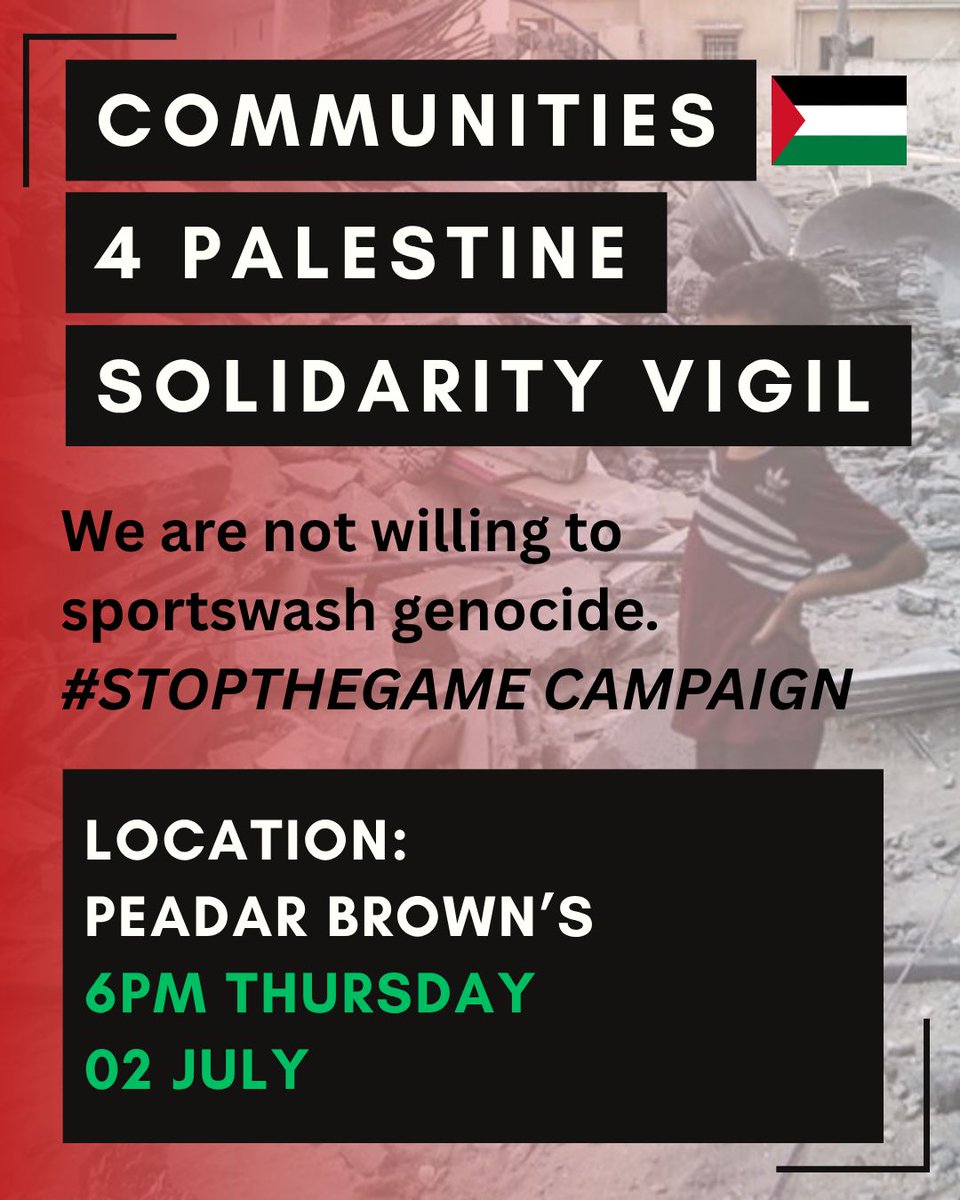 PerryCieran's tweet photo. Over 2.5 years into a genocide &amp; Irish Gov still refuse to sanction terrorist Israeli regime.

Over 70,000 Palestinians slaughtered in Gaza, over 20,000 victims being children.

Communities4Palestine have organised 5 pickets tomorrow at 6pm

Please support
#FREEPALESTİNE https://t.co/mV7DSRESqC
