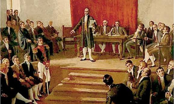 rumbopropio1's tweet photo. El Supremo Congreso de Venezuela proclama los Derechos del Pueblo (1811). Documento donde se declara que la soberanía reside en el pueblo y que el ejercicio de esta soberanía recae en los ciudadanos con derecho a sufragio, representados por sus apoderados legalmente constituidos. https://t.co/wUsbEUtA4t