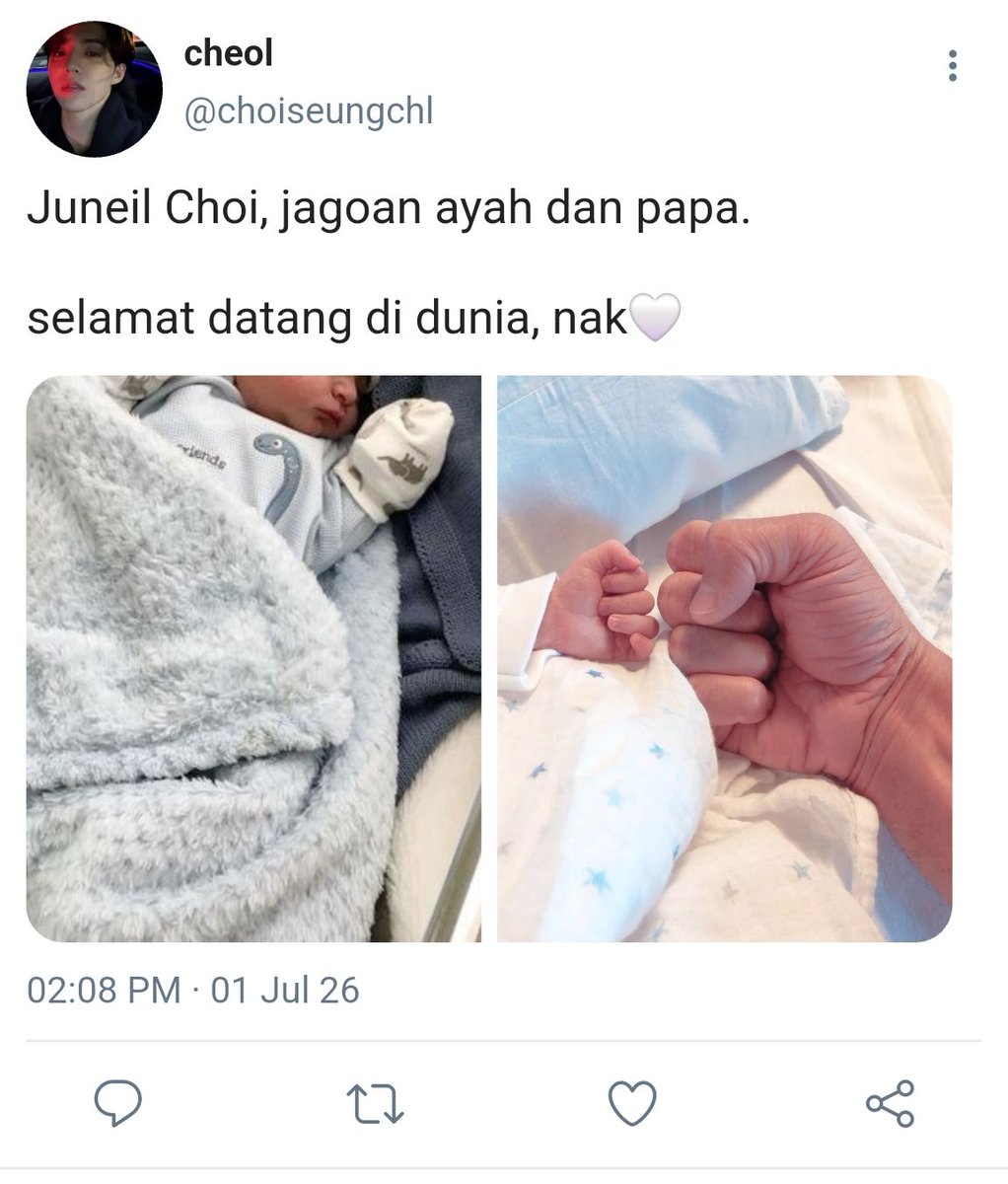 Colaberryy's tweet photo. Jeongcheol, Cheolhan few tweets au

—from HAHAHA series

Welcome to the world anak orang have https://t.co/3SwpyVETeT