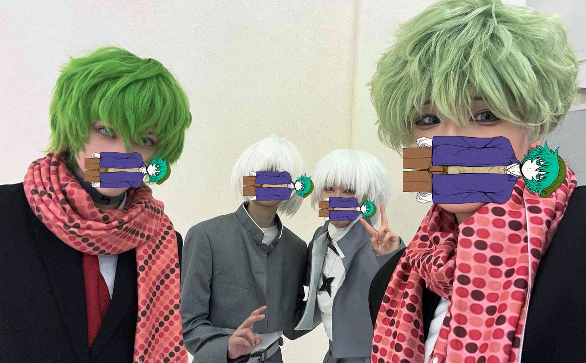 assunaro's tweet photo. I went to an event (キミトイキルセカイ) with Awesome Worm and cosplayed for the first time
I couldn’t get to take photos but my dear mutual Yamato took photos of us #yttd #キミガシネ https://t.co/ZqIvn1mb1e