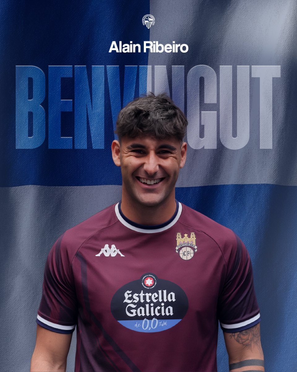 CESHebreu's tweet photo. 🧅 הקשר אלאין ריביירו (Alain Ribeiro) מצטרף לסבאדל, עם חוזה עד 2028!

📋 הבאסקי בן ה-28 מגיע לאחר עונה מצויינת בליגה השלישית, בה כבש 10 שערים ב��ונה החולפת.

⚽️ מדובר בשחקן כישרוני שמסוגל לשחק במגוון עמדות.

ברוך הבא, אלאין! 💙🤍
Bienvenido, @97aribeiro! 💙🤍 https://t.co/Nft1tvcoaS