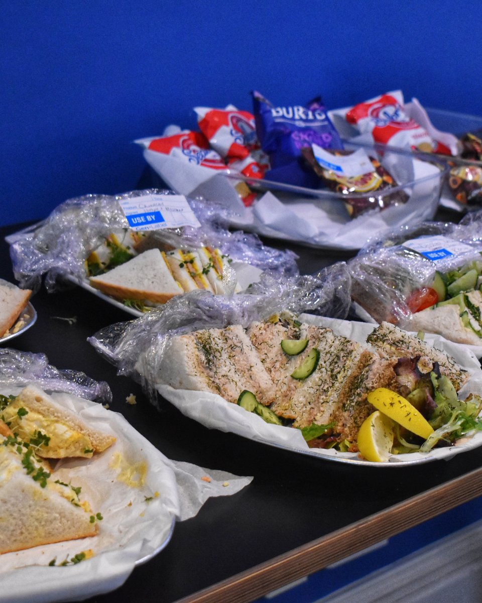 PilgrimsHospice's tweet photo. Thanks to all those joining us in Canterbury today for our livestream of the Advance Care Plan Day conference; it’s proving to be a highly educational and enjoyable event. A delicious lunch, prepared by our excellent catering team, has been enjoyed by all. 🥪 🍰 🎉 💙 #ACPDay2026 https://t.co/g1ZXtBK64c