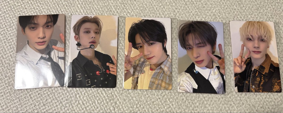 nana_beom9's tweet photo. TXTトゥバ MOACON ラキドロ  トレカ 交換

【譲】愛知 ヨンジュン スビン ボムギュ テヒョン ヒュニン（数セット所持📚）

【求】神戸 ボムギュ1枚（1枚以外買取でも○）

郵送での交換希望です✨
お気軽にお声掛けください 💐
 
 #TXT交換 https://t.co/tc45bK04Zm