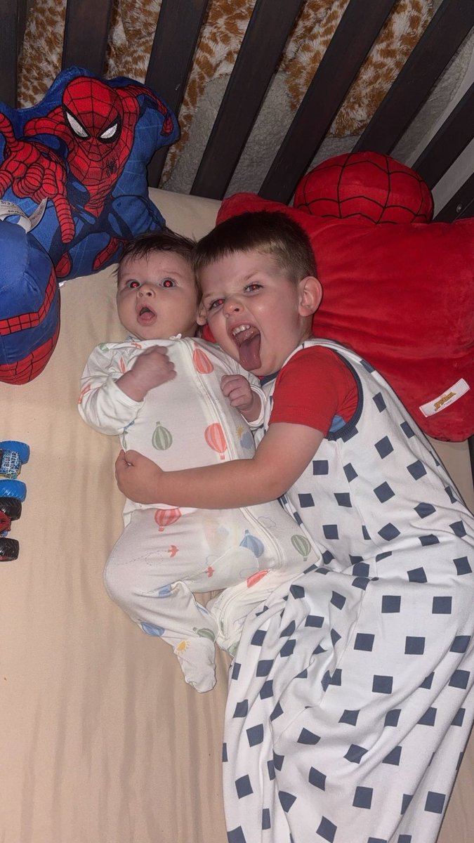 makattack6's tweet photo. Also an update because I have 2 perfect babies now!! My sweet boys! I love you so much Everest and Drex!! I am so lucky to be your mommy!!! 💙💙🥺🥰 can’t believe I have a 3 yr old and a 3 month old 😜 life is loud and hectic and fun and perfect in every way!! https://t.co/JIVZ2xQsFe