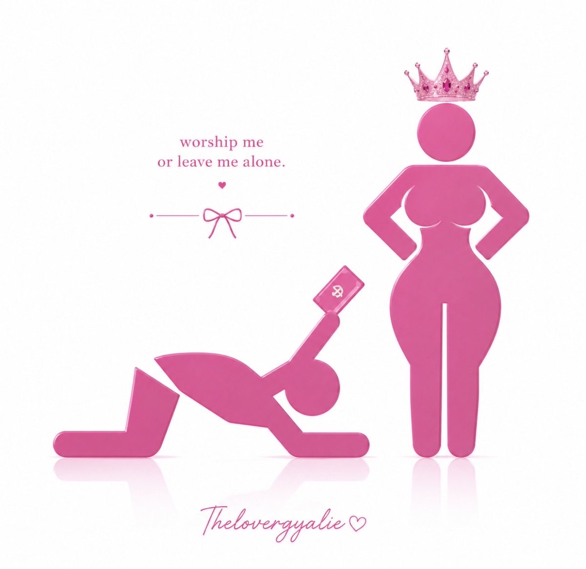 thelovergyalie's tweet photo. Worship me or leave me alone. https://t.co/0p2ZDYYNIv