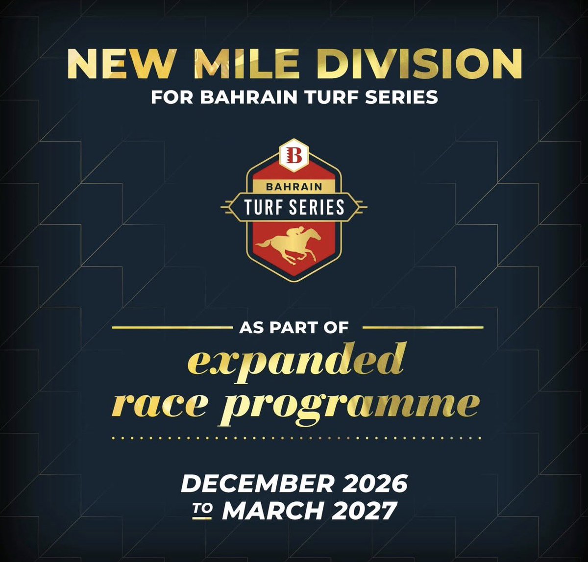 BahrainTurfClub's tweet photo. Exciting season ahead!🤩 https://t.co/ewGU3wWy97