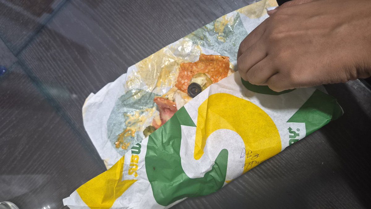 fierychillii's tweet photo. @zomatocare 
@zomato 
@SubwayIndia 
Zomato Order ID = 8298244804

Ordered a BMT sandwich with extra BMT, recieved a normal BMT and the sandwich was labelled as a double egg sandwich. 
The actual double egg sandwich is labelled as "Roast".
What are your employees doing? https://t.co/IUvFcewTve