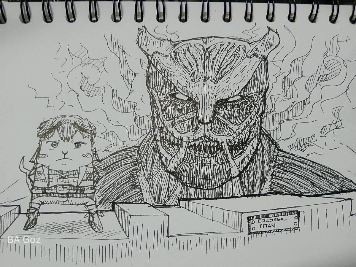 bossjiman's tweet photo. What's his name? 🙏😁
#attackontitan #colossaltitan #aot #fanart https://t.co/X0XMxvn4XW