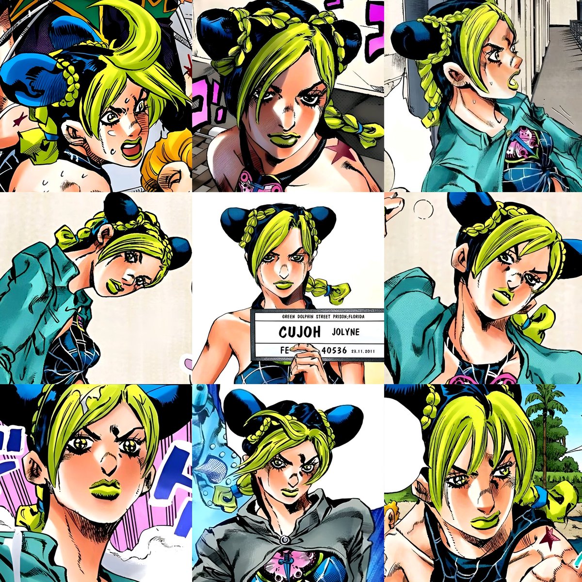 JoJoGahara's tweet photo. Happy Birthday Jolyne 🦋💚 forever my favorite JoJo https://t.co/vLi5ZP4P8h