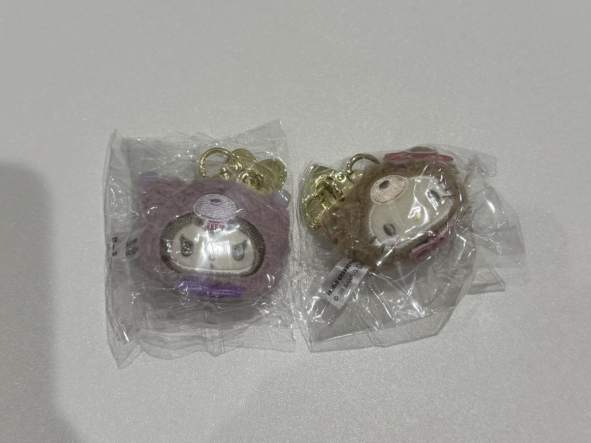 226q622's tweet photo. サンリオキャラクターズ　どこでもぬいぐるみチャーム ラテクマバージョン 交換

【譲】 キティ クロミ

【求】 マイメロ シナモン

都内手渡し優先
検索からでもお気軽にお声掛けください https://t.co/Fkbp1INWxF