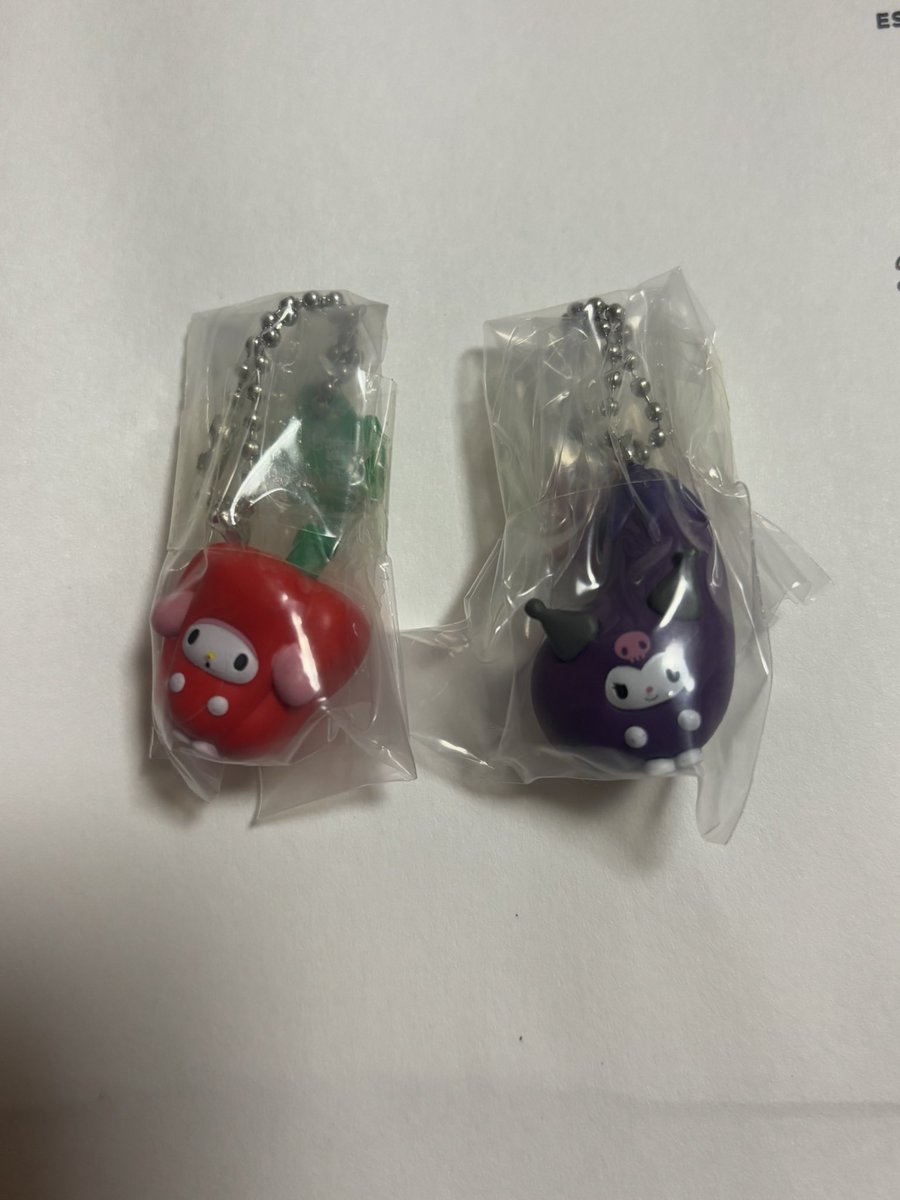 arisan_tk's tweet photo. 交換
サンリオ ベジタブルビスケット&amp;チャーム

譲　マイメロ クロミ
求　ポチャッコ

郵送のみ（普通郵便）

お心当たりのある方いらっしゃいましたらお気軽にお声がけください。 https://t.co/d7VCoiAUjz