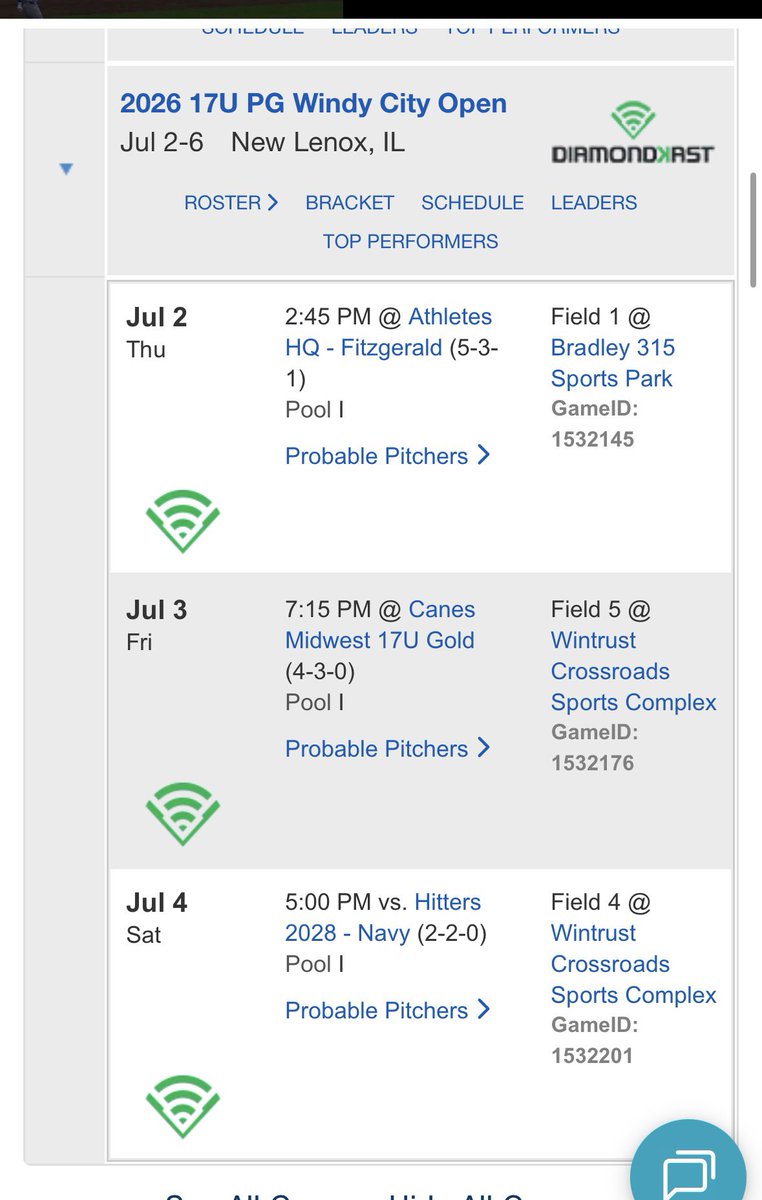 Colin_Boskey9's tweet photo. Exited to face some great competition this weekend at the PG Windy City Open in New Lenox. Here is my schedule for this weekend:

@RaysIllinois @PG_Illinois https://t.co/qPjjZfq9f6