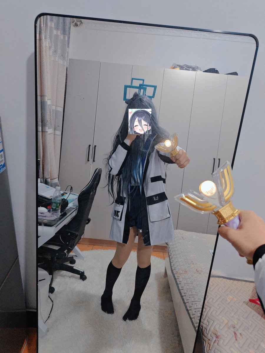 icecream5327's tweet photo. 光啊～！
#天童爱丽丝 #bluearchive #cosplay #男娘 https://t.co/5YU020KgNr