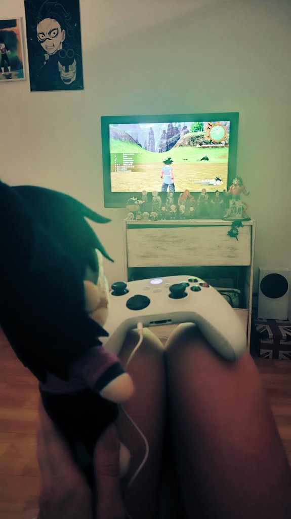 ErikaAnguita's tweet photo. Vamos, Genya ya está listo para jugar a 'Kakarot' ✨✨✨

Toca ir a buscar a Vegeta 🥰♥️✨ https://t.co/Wgc4lx4HDB