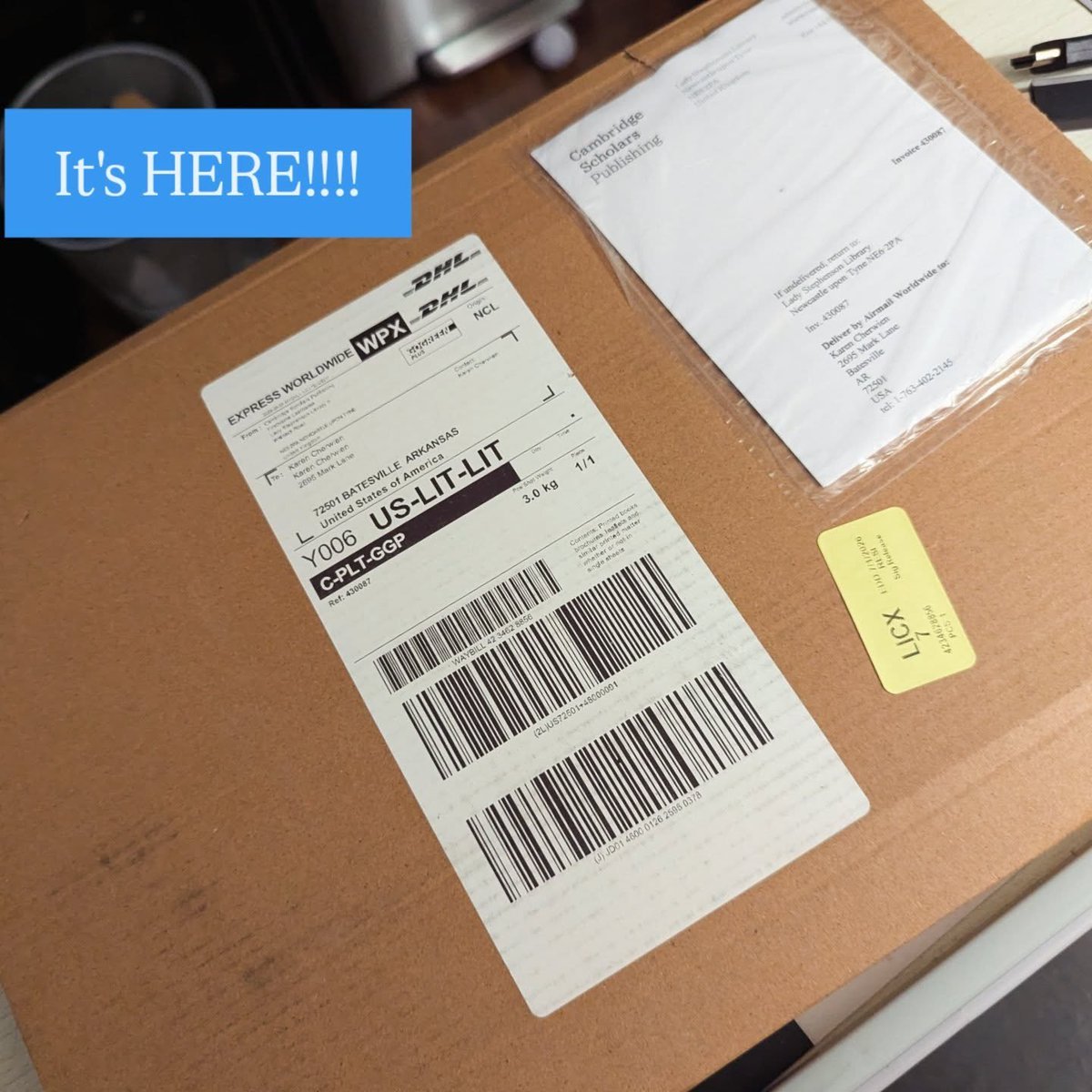 kcherwien's tweet photo. It's HERE!!! https://t.co/dtLT0RrQUh