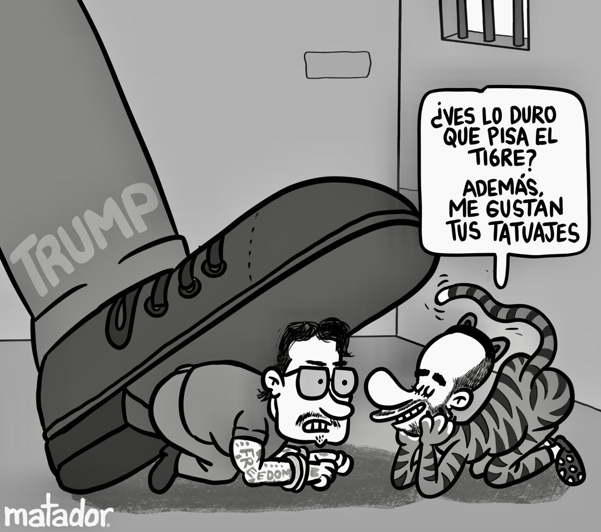 Matador000's tweet photo. Beto Coral es el primer preso político en la era del "Tigreso".

Beto, hermano, cuenta conmigo y con muchos colombianos que desde la distancia ven tu resistencia.

Animo, bro. https://t.co/dbSxHtss3E