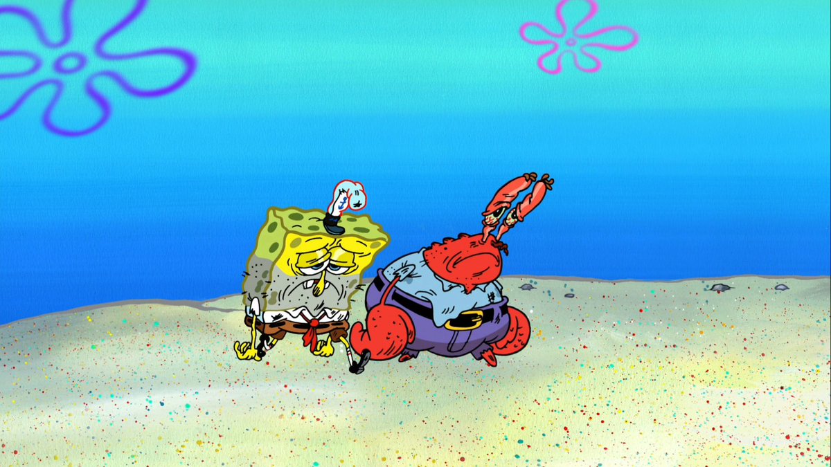 JayTCB4's tweet photo. Truth or Square’s overhated, has a ton I like about it, the experimentation, the Patchy segments, the songs, and visually one of the best looking SpongeBob episodes https://t.co/y886ojbwse