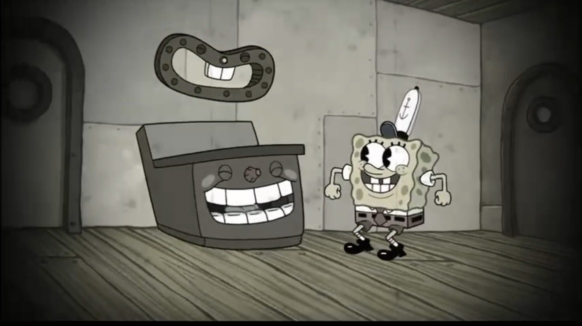JayTCB4's tweet photo. Truth or Square’s overhated, has a ton I like about it, the experimentation, the Patchy segments, the songs, and visually one of the best looking SpongeBob episodes https://t.co/y886ojbwse