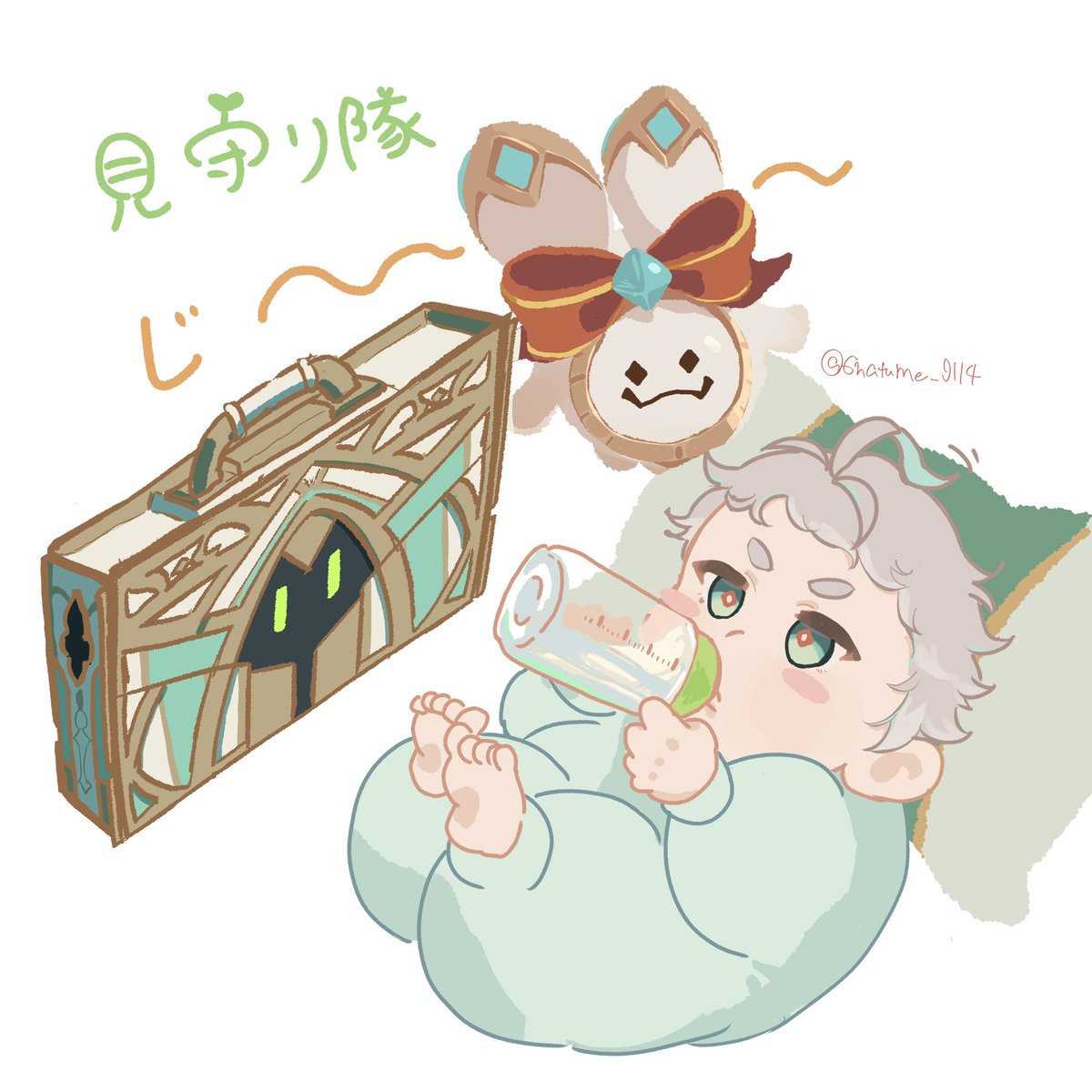 Gnatume_0114's tweet photo. 🌱🍼と💼⏰ https://t.co/UZbpWNHkTY