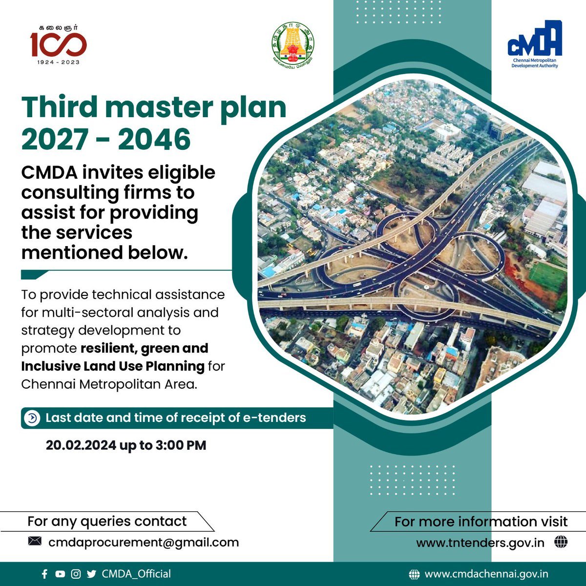 Infovenous's tweet photo. 🚨 Chennai's Third Master Plan gets a global review! 🌍🏙️

The Tamil Nadu Government will bring in international urban planning experts to review Chennai's Third Master Plan, which will shape the city's development until 2047.

Follow : @Infovenous https://t.co/hhtnmKgaPL
