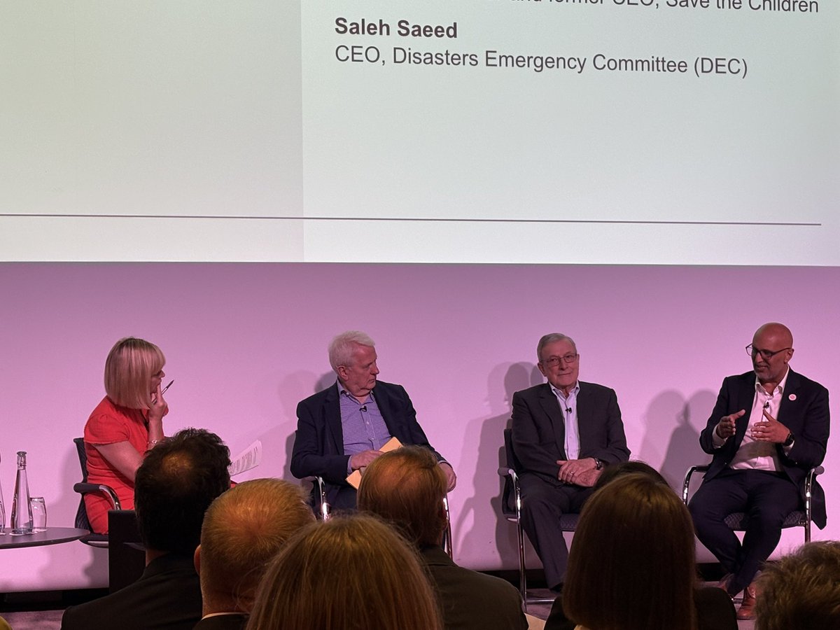 TimSingletonNew's tweet photo. Honoured to be invited to 60th anniversary event for @decappeal - as relevant today as it ever has been. @salehsaeed is an inspirational leader. Good luck for the next 60 and thanks to all the contributors at today’s session chaired brilliantly by @julie_etch https://t.co/hOwAlux9xC