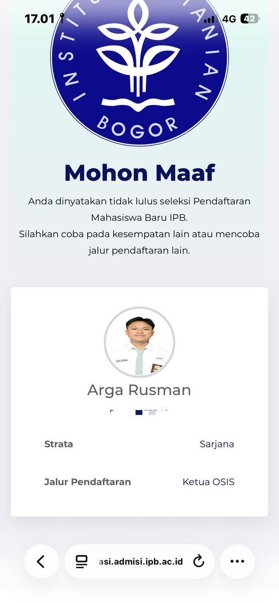 argaGamada27's tweet photo. jahatt luu 3x nolak gua @ipbofficial https://t.co/pKoq5iKY34