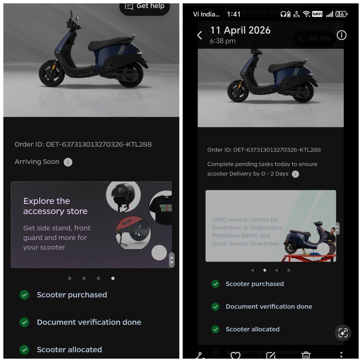 SharmaSumit9191's tweet photo. @y37268617 @OlaElectric @OlaEV_Support @bhash @y37268617 bhai agle janam me milegi. same condition idhar bhi h 3 mhine 5 din ho gye

@OlaEV_Support 
@OlaElectric 
besharam ho gye ho saalo tum

https://t.co/raCs8BVCQX https://t.co/YDZDfqzm8E