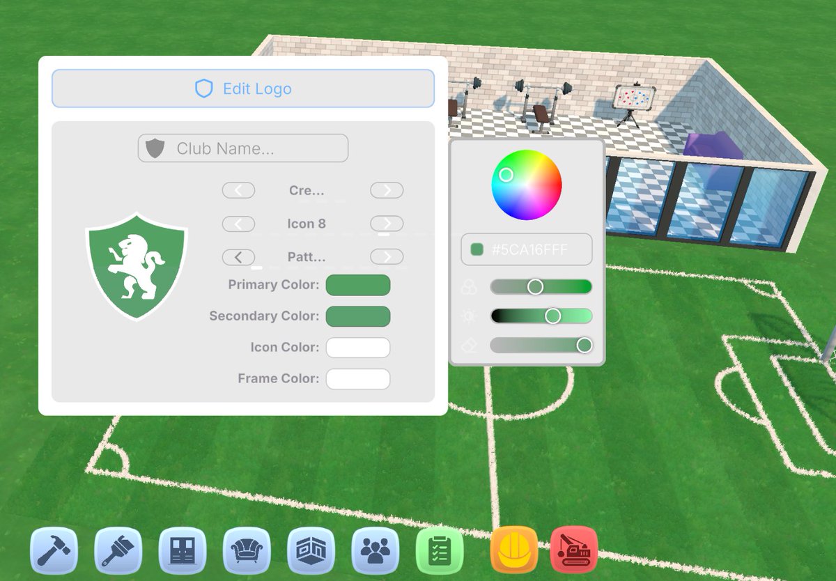 FootballArcGame's tweet photo. You can create much better logos in my football game's logo editor. https://t.co/XhLZMshcHo