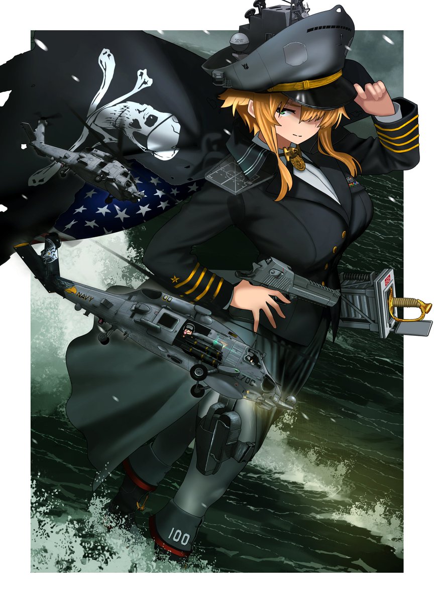 TimmyYen's tweet photo. 自由と民主の海賊！USS Kidd (DDG-100) 🏴‍☠️🏴‍☠️🏴‍☠️

キッド：「Arrr！前方の海賊船、盗んだ石油をたらふく積んでるんだって？」

キッド：「野郎ども！突撃だ！自由と民主の鉄拳を味わわせてやれ！👊」 https://t.co/aAZVjjVlcC