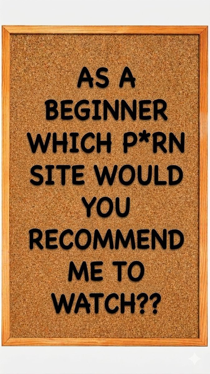 its_shine2's tweet photo. Whats the best P*rn site to visit as a beginner? https://t.co/fJFoyl7Vlj