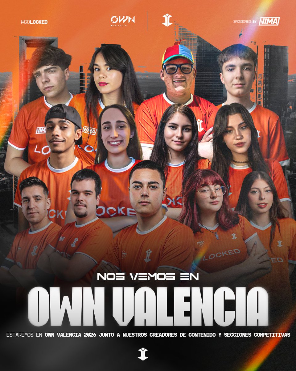 Locked_EU's tweet photo. ¡Ya estamos todos listos para @OpenWorldNowcom! 

¡Nos vemos este finde! #GoLocked https://t.co/GTNphWkc8M