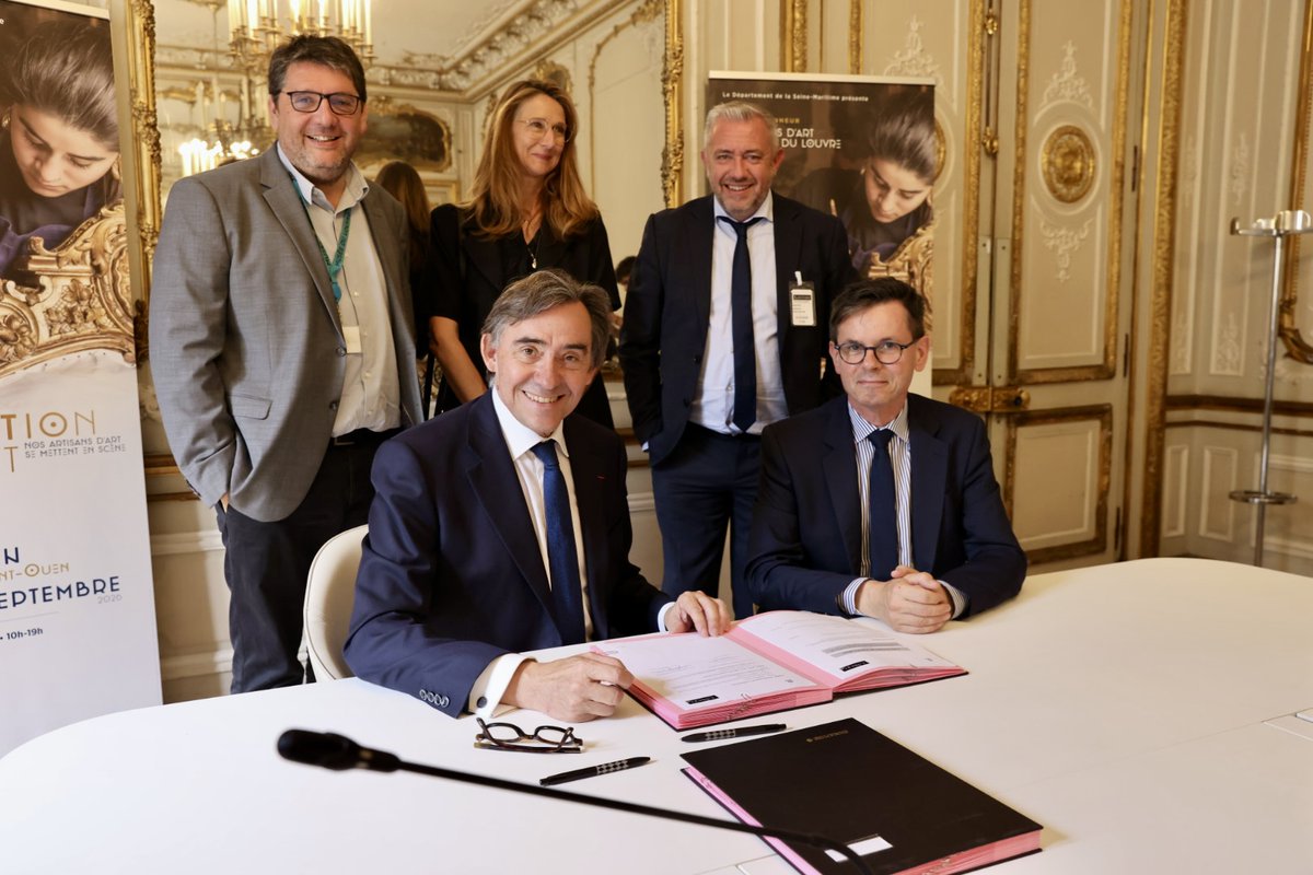 seinemaritime's tweet photo. #ARTISANAT 🤩 Collection d’art revient pour ses 10 ans 
Rendez-vous du 18 au 20 septembre à l’Abbatiale Saint-Ouen à Rouen pour célébrer cette édition anniversaire qui accueillera les ateliers d’art du Louvre en invités d’honneur aux cotés des artisans d’art de la Seine-Maritime. https://t.co/bamm5UXx0m