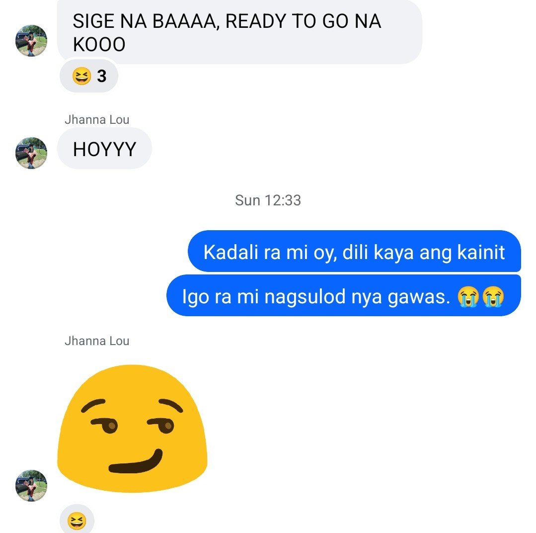 heyreennn's tweet photo. Nganong tanan nako miga puro luoran, Lord oy? 😭😭😭 Isa pa lang ni siya, naa pa'y college friends ug JHS friends. Tabangi HAHAHAHAHAHA

Pero bitaw kay online friend ko ni, nagkaila mi tong 2019 ba or 2020... https://t.co/jHx0R3vCBZ