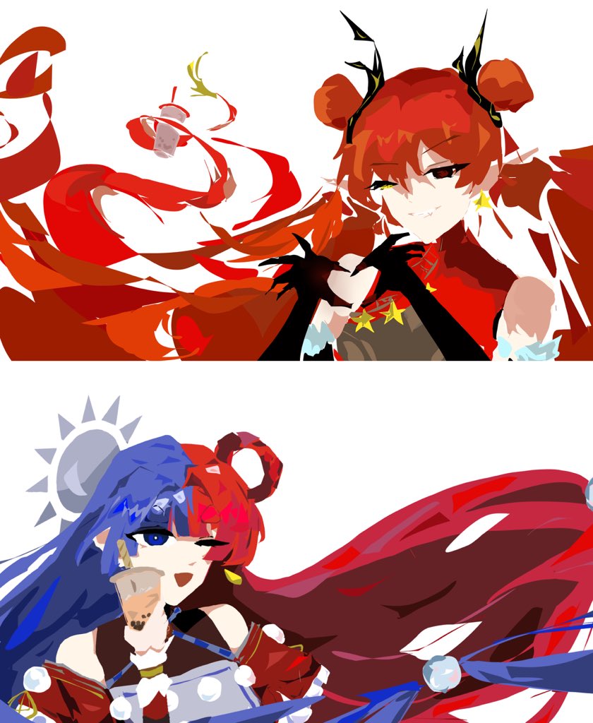 Double_Awake's tweet photo. 我们有两款中华娘៷>ᴗ<៷
 #国旗娘 https://t.co/5J0xVBR66n