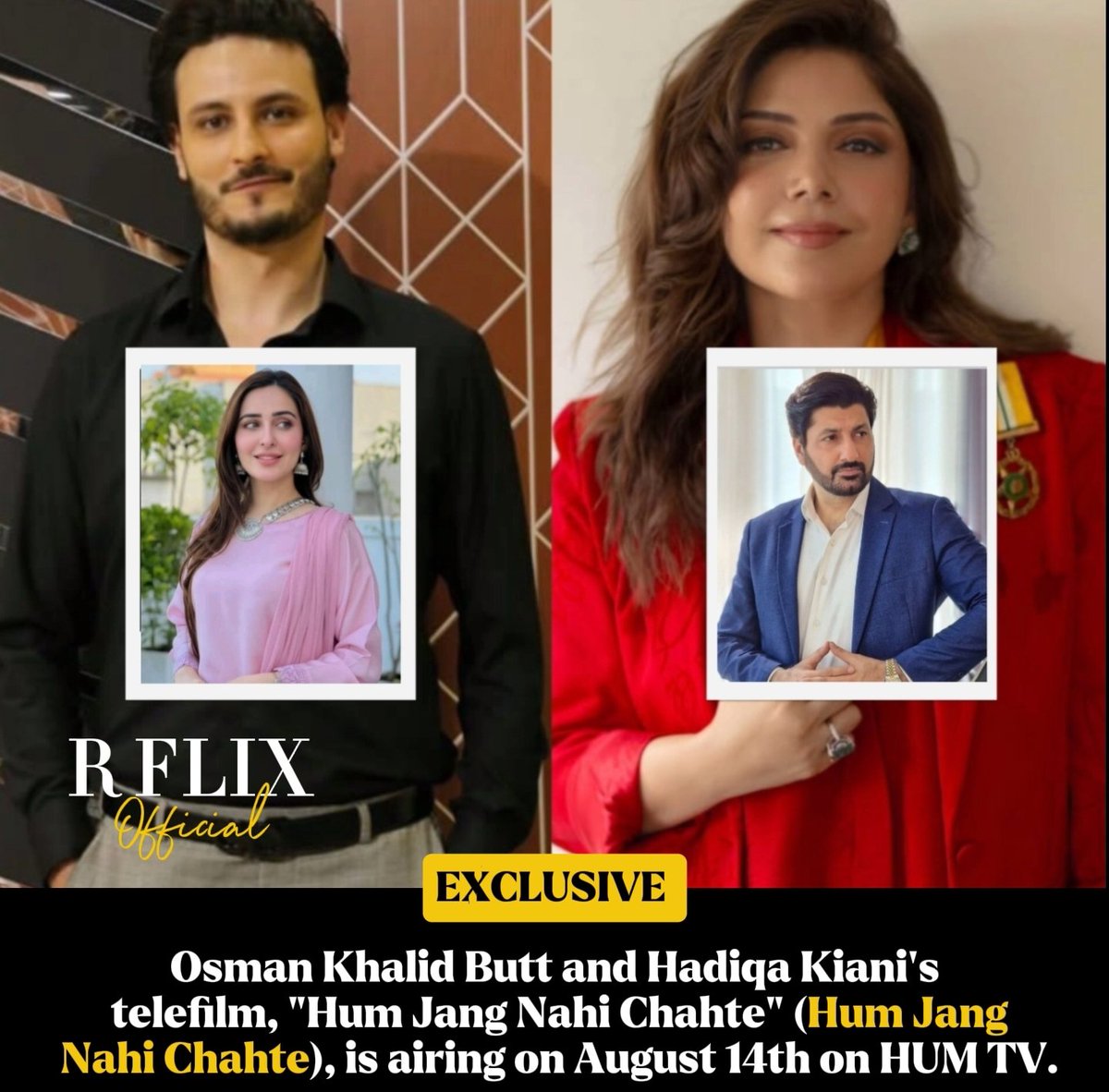 ShahidSham50990's tweet photo. Are You Ready??
#osmankhalidbutt #hadiqakiani 
#humtv #14thaugust #rflix 

@aClockworkObi @Hadiqa_Kiani https://t.co/fWVQD8ubvS