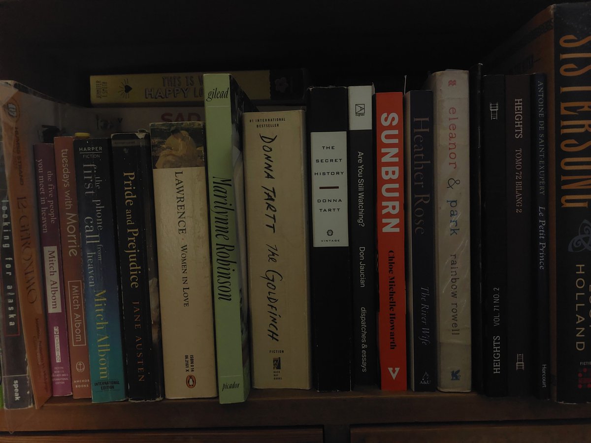 figtreeing2's tweet photo. ♡                           looking for more #booktwt #writertwt moots !

• marilynn robinson, susan sontag, richard siken, ricky lee . . .
• recents: my brilliant friend elena ferrante, hour of the star clarice lispector, poppy wars rf kuang . . . https://t.co/EE2YV5UdWf