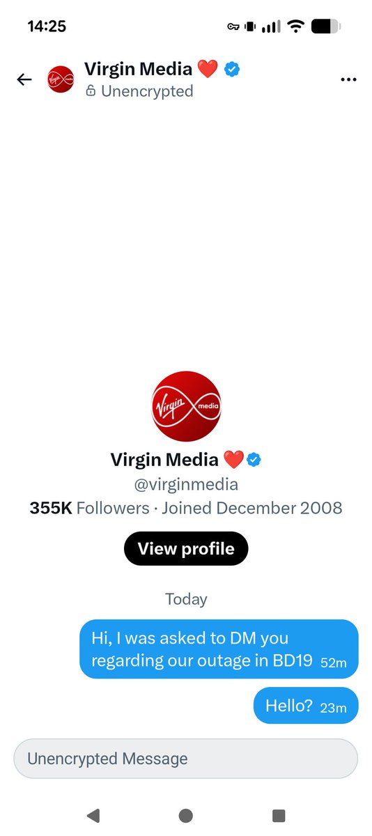 SpadgingtonBear's tweet photo. @virginmedia Not that I can see https://t.co/LSaobKLj2G