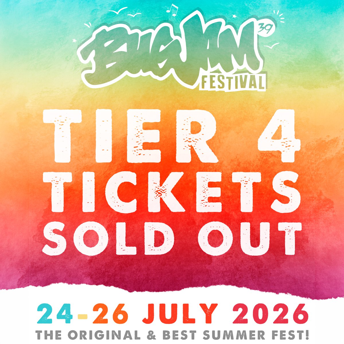 SantaPodRaceway's tweet photo. ⚠️ 𝗧𝗛𝗜𝗦 𝗜𝗦 𝗡𝗢𝗧 𝗔 𝗗𝗥𝗜𝗟𝗟! ⚠️

We're now down to the final ticket tier for Bug Jam Festival, with only a very limited number remaining. We're on track to sell out early this year, so if you're planning to join us, don't leave it too late - once they're gone, they're gone! 👀💨

📍 Santa Pod, NN29 7XA
📅 𝟮𝟰-𝟮𝟲 𝗝𝘂𝗹𝘆 𝟮𝟬𝟮𝟲
🎫 https://t.co/PatIegA0G4
